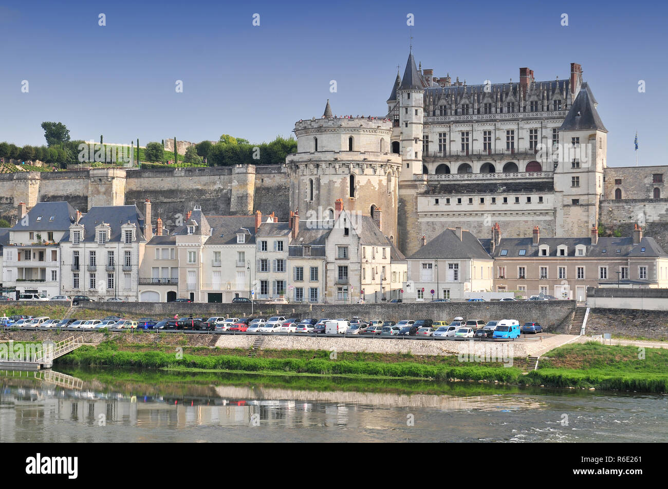 Chateau D`Amboise France This Royal Castle Is Located In Amboise In The Loire Valley Was Built In The 15Th Century And Is A Tourist Attraction Stock Photo